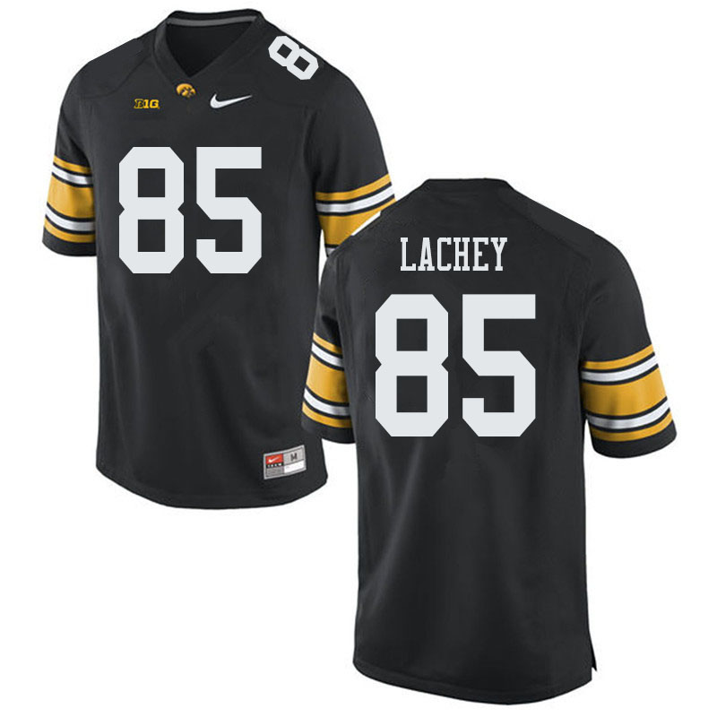 Men #85 Luke Lachey Iowa Hawkeyes College Football Jerseys Sale-Black